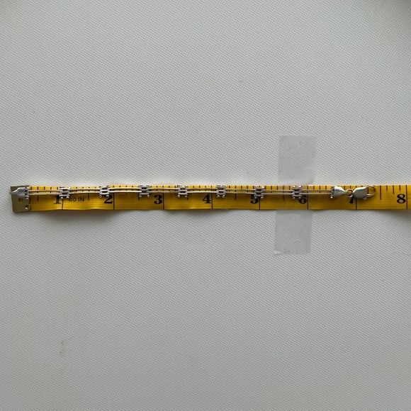 Sterling Silver Bracelet Vintage Made in Italy - Picture 6 of 6